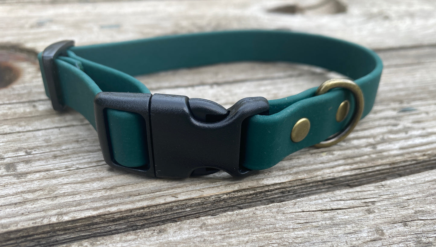 Racing Green BioThane® collar